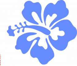 light-blue-hibiscus-hi.png (600×513) | Hawaii PARTY | Pinterest