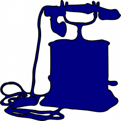 Telephone Outline Clip Art at Clker.com - vector clip art online ...