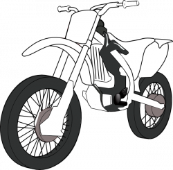 Black White Motorcycle Clip Art at Clker.com - vector clip art ...
