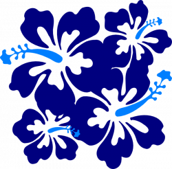 Hibiscus Blue Clip Art at Clker.com - vector clip art online ...
