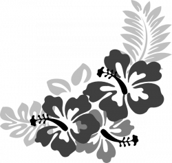 Grey Hibiscus 3 Clip Art at Clker.com - vector clip art online ...