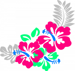 Hibiscus Corner Clip Art at Clker.com - vector clip art online ...