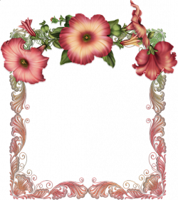 Red Transparent Frame with Red Flowers | Plakat | Pinterest | Red ...