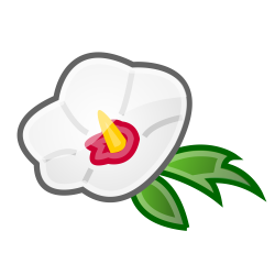 File:Rose of sharon Icon.svg - Wikimedia Commons