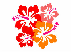 Hibiscus Clipart Jaba - Red Hawaiian Flower Clipart ...