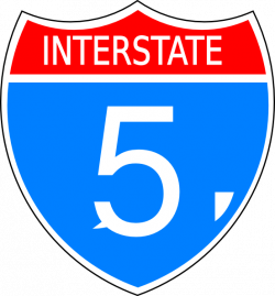 Interstate 5 Clip Art at Clker.com - vector clip art online, royalty ...