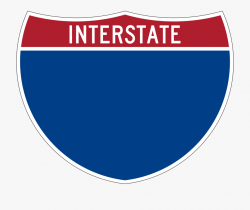 Highway Clipart Wide Road - Blank Interstate Highway Signs ...