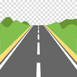 Gray road , Emoji Road Highway Icon, Road transparent ...