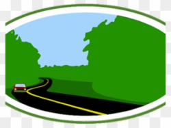 Roadway Clipart Green Road - Adopt-a-highway - Png Download ...