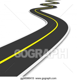 Stock Illustration - Twisty road. 3d rendered illustration ...