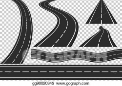 EPS Illustration - Roads. Vector Clipart gg90020345 - GoGraph