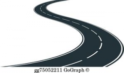 Winding Road Clip Art - Royalty Free - GoGraph