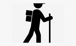 Hiking Clipart Mountaineer - Icon Hiking Png, Cliparts ...