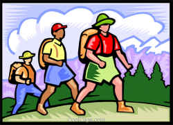 Cartoon Cartoon clipart - Hiking, Walking, Illustration ...