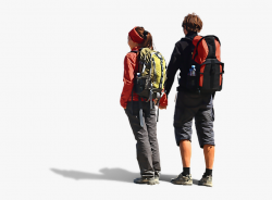 ftestickers #couple #hikers #hiking - Boy Girl Walking Png ...