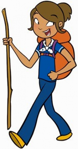 Girl Hiking Clipart | Free download best Girl Hiking Clipart ...