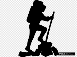 Hiker Clip art, Icon and SVG - SVG Clipart