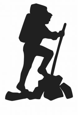 Hiker Backpacker Mountain Png Image - Hiker Clip Art ...