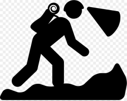 Black Line Background clipart - Hiking, Black, Silhouette ...