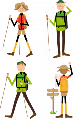 Hiking Clipart walker - Free Clipart on Dumielauxepices.net