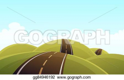 Hill road clipart - Clipground