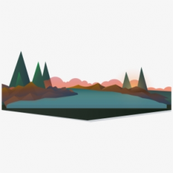 Hills Clipart Mountain Stream - Illustration #1317160 - Free ...