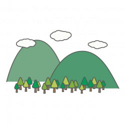 Mountain | Forest | Free illustration | Distribution site | Clip art