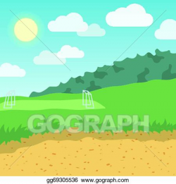 EPS Illustration - Outdoor location background. Vector ...