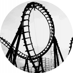 28+ Collection of Roller Coaster Line Drawing | High quality, free ...