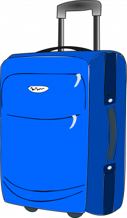 28+ Collection of Rolling Suitcase Clipart | High quality, free ...