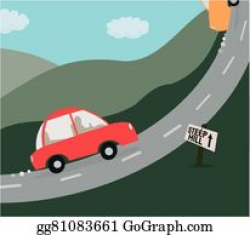 Steep Hill Clip Art - Royalty Free - GoGraph