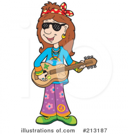 Hippie Clipart #213187 - Illustration by visekart