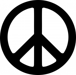clipartist.net » Clip Art » black peace symbol fav wall paper ...