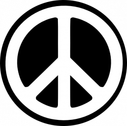 Learn the history of the peace sign. Decorate it using a political ...