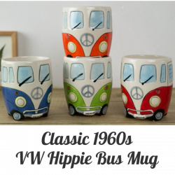 Hippie VW Retro Mini Bus Mug – Muggalicious