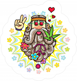 Hippie Drawing Clip art - hippie 625*659 transprent Png Free ...