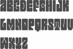 Images For > Hippie Font Alphabet | Typography and Graphic Design ...