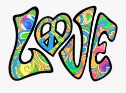 Love Hippie Retro Psychedelic Peace - Love Peace Hippies ...