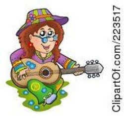 old hippie woman clip art | Royalty Free RF Clipart ...