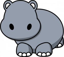 Hippo With No Eyes Clip Art at Clker.com - vector clip art online ...