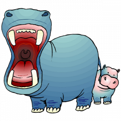 Baby Hippo Clipart at GetDrawings.com | Free for personal use Baby ...
