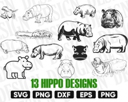 hippo svg, hippo clipart, animal svg, zoo svg, hippo face svg, hippo cut  file, cute hippo svg, hippo vector, hippopotamus svg safari animals