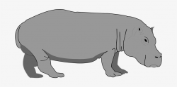 Hippo Clipart Transparent Background - Hippopotamus Clipart ...