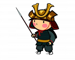 The Woman Warrior Samurai Feudalism Child - cartoon south korean ...