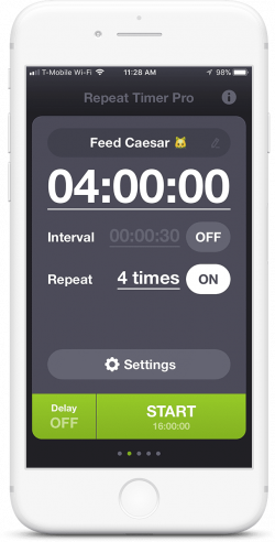 Repeat Timer Pro - Simple Recurring Reminder App for iPhone