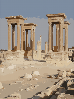 Clipart - Palmyra Tetrapylon Request