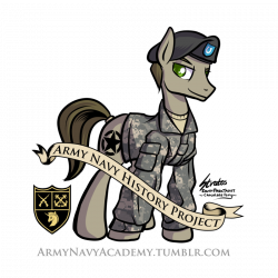 Army Pony for Army Navy History Project by SouthParkTaoist on DeviantArt