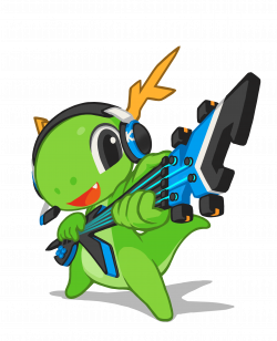 File:KDE mascot Konqi for music and multimedia applications.png ...