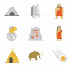Prehistoric Icons - 584 free vector icons