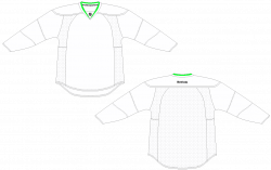Blank Hockey Jersey Template | blank forms